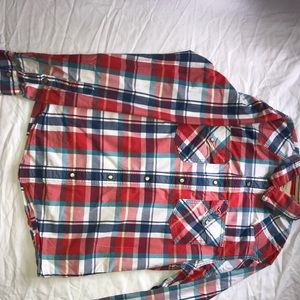Checkered dress button up shit from Hollister
